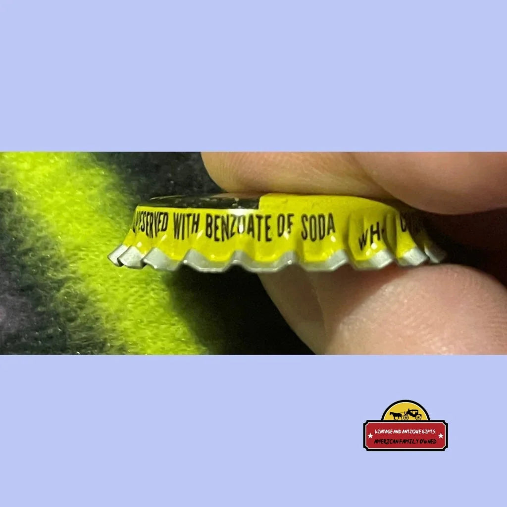 Rare 1950s Antique Vintage Half Grapefruit Half Lemon Soda Cap