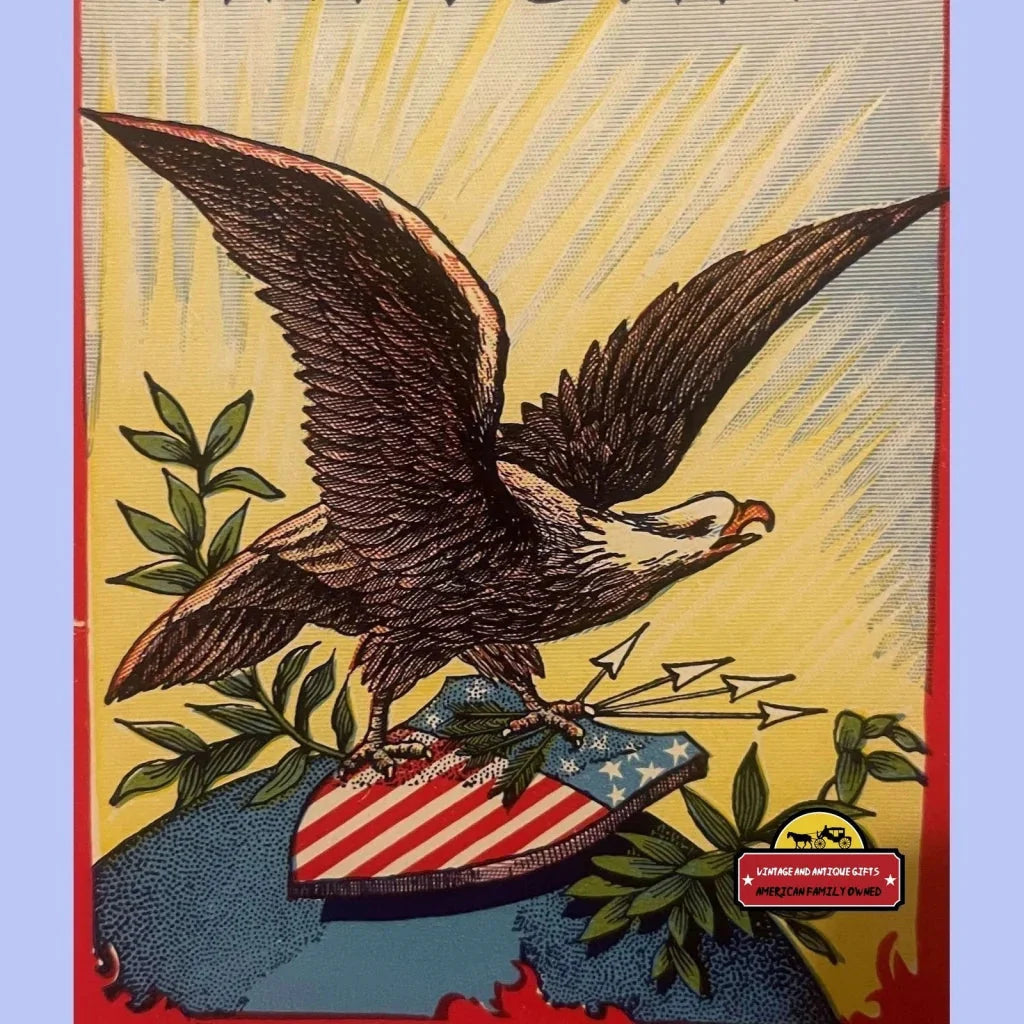 Rare Antique Vintage Jewel Broom Label Made By The Blind