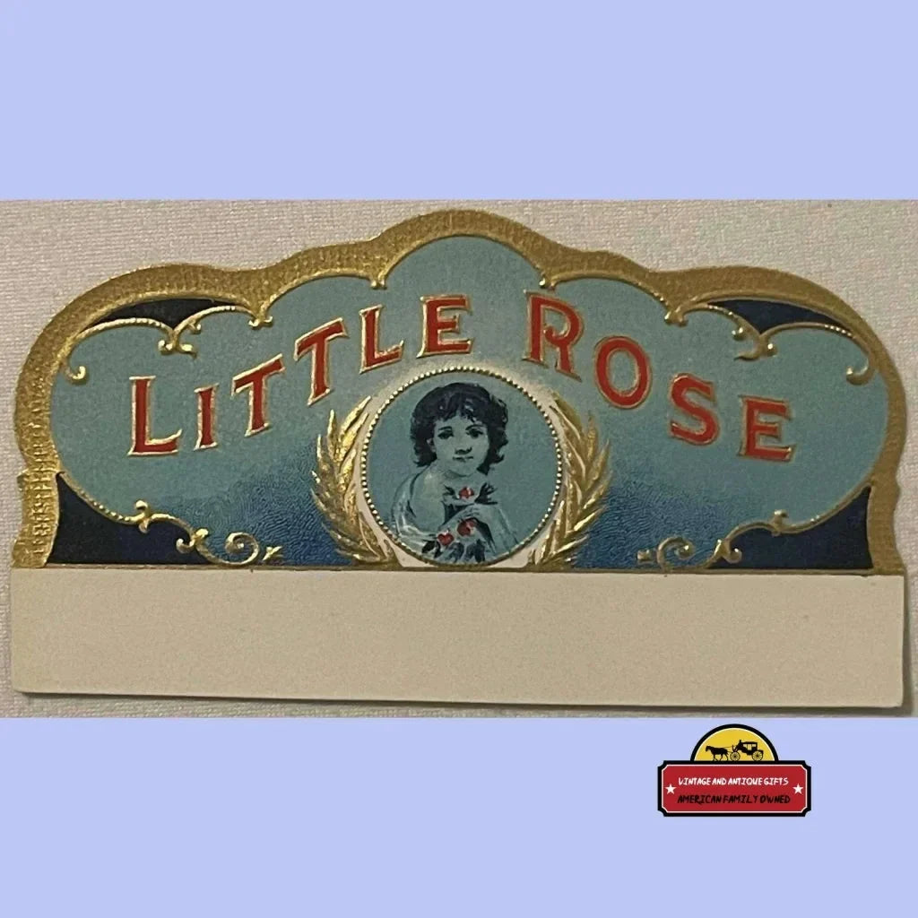 Rare Antique Cigar Box Label Brings 1920s Charm to Your Home