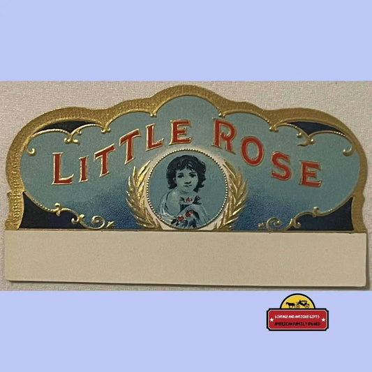 Rare Antique Cigar Box Label Brings 1920s Charm to Your Home
