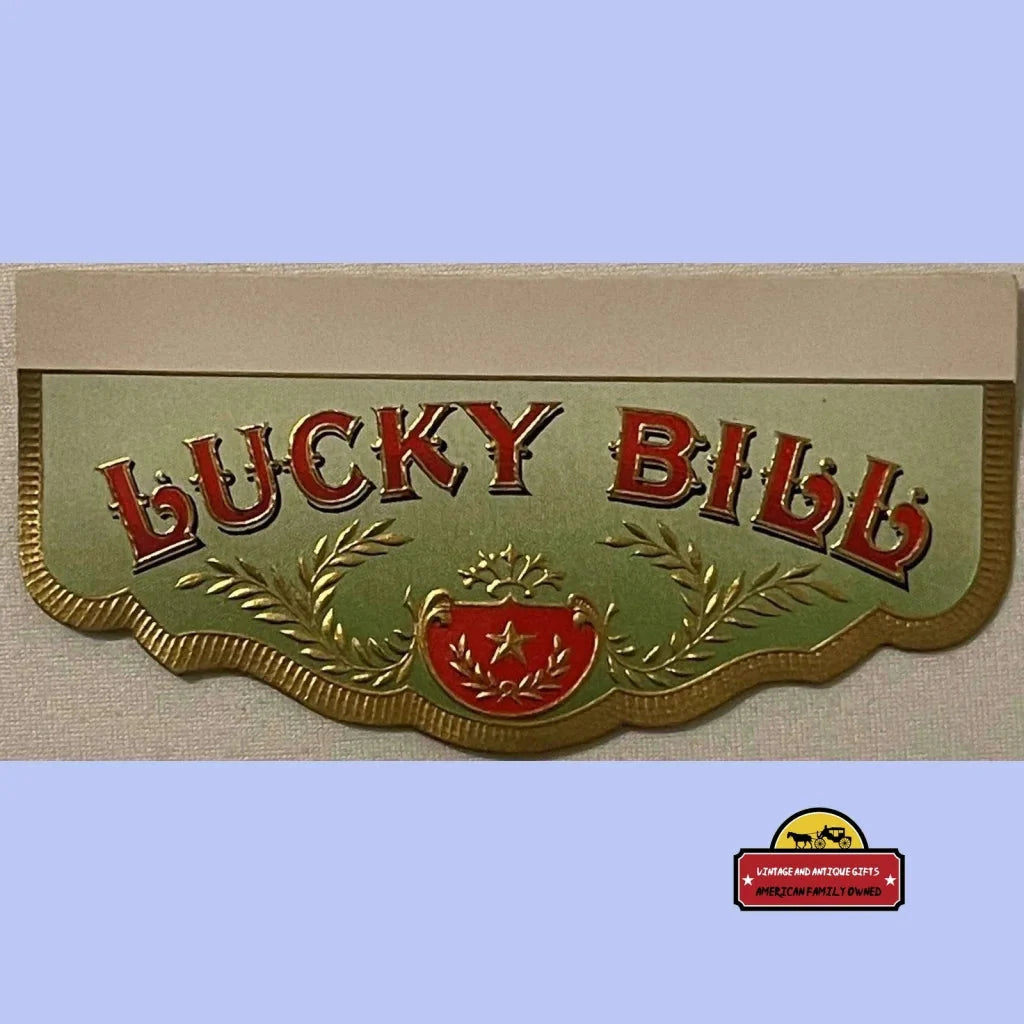 Rare Antique Cigar Box Label Brings 1900s Charm to Your Home
