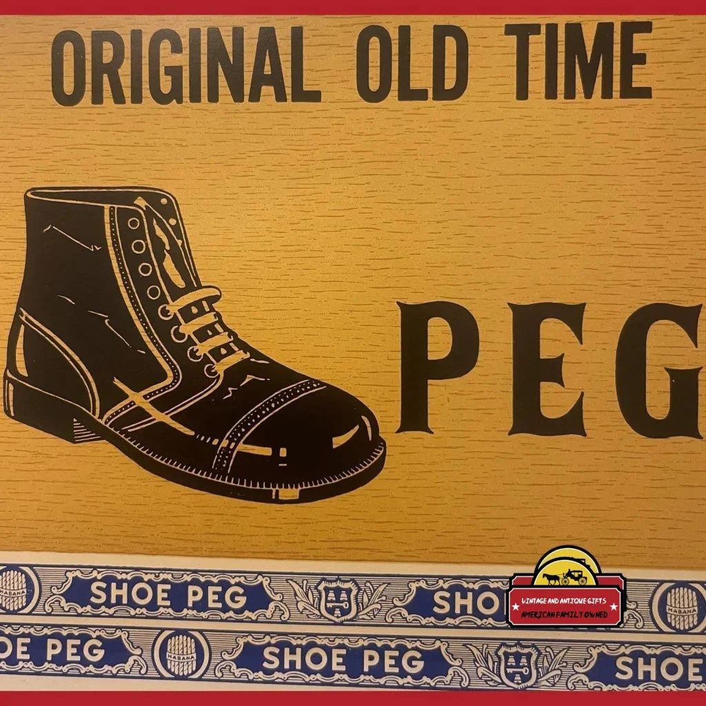 Rare Antique Vintage Shoe Peg Cigar Label Uncovers Early 1900s History