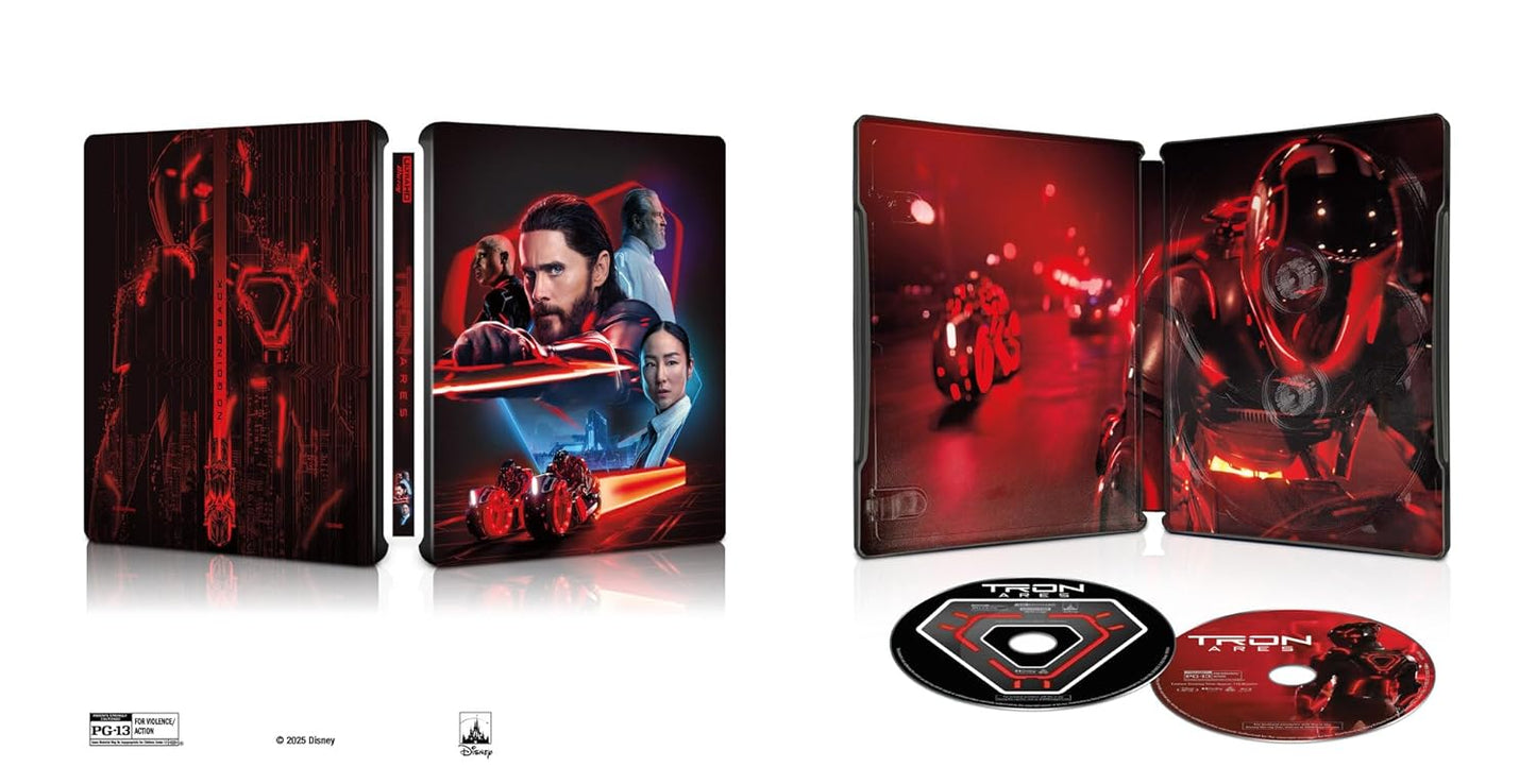 Tron: Ares - Limited Edition Steelbook (4K Ultra HD + Blu-ray + Digital)