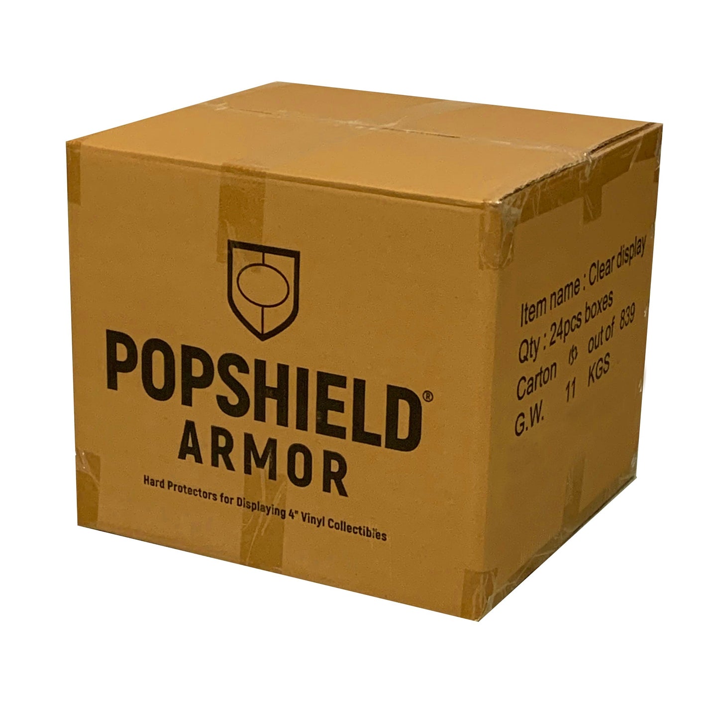 PopShield Armor 4" Case WHATNOT Ships