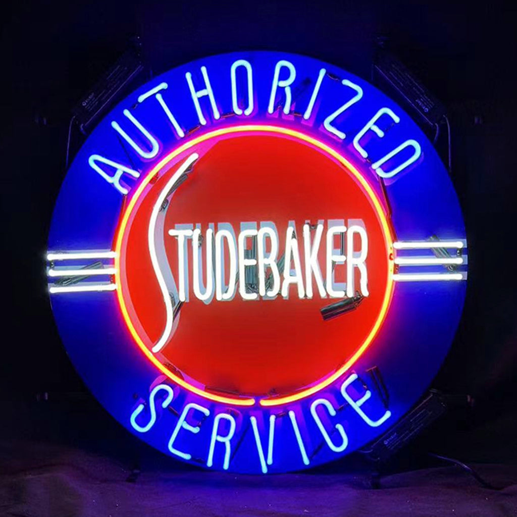 Authorized Studebaker Service Neon Signs Light