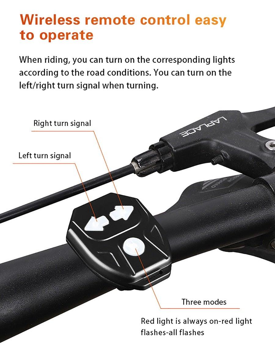 Auto-Sensing Bicycle Light Waterproof Bike Taillight LED USB Rechargable Safety Back Light Riding Warning Saddle Bike Rear Light Waterproof Bike Headlight Taillight LED Light Modes Bike Lights For Night Riding