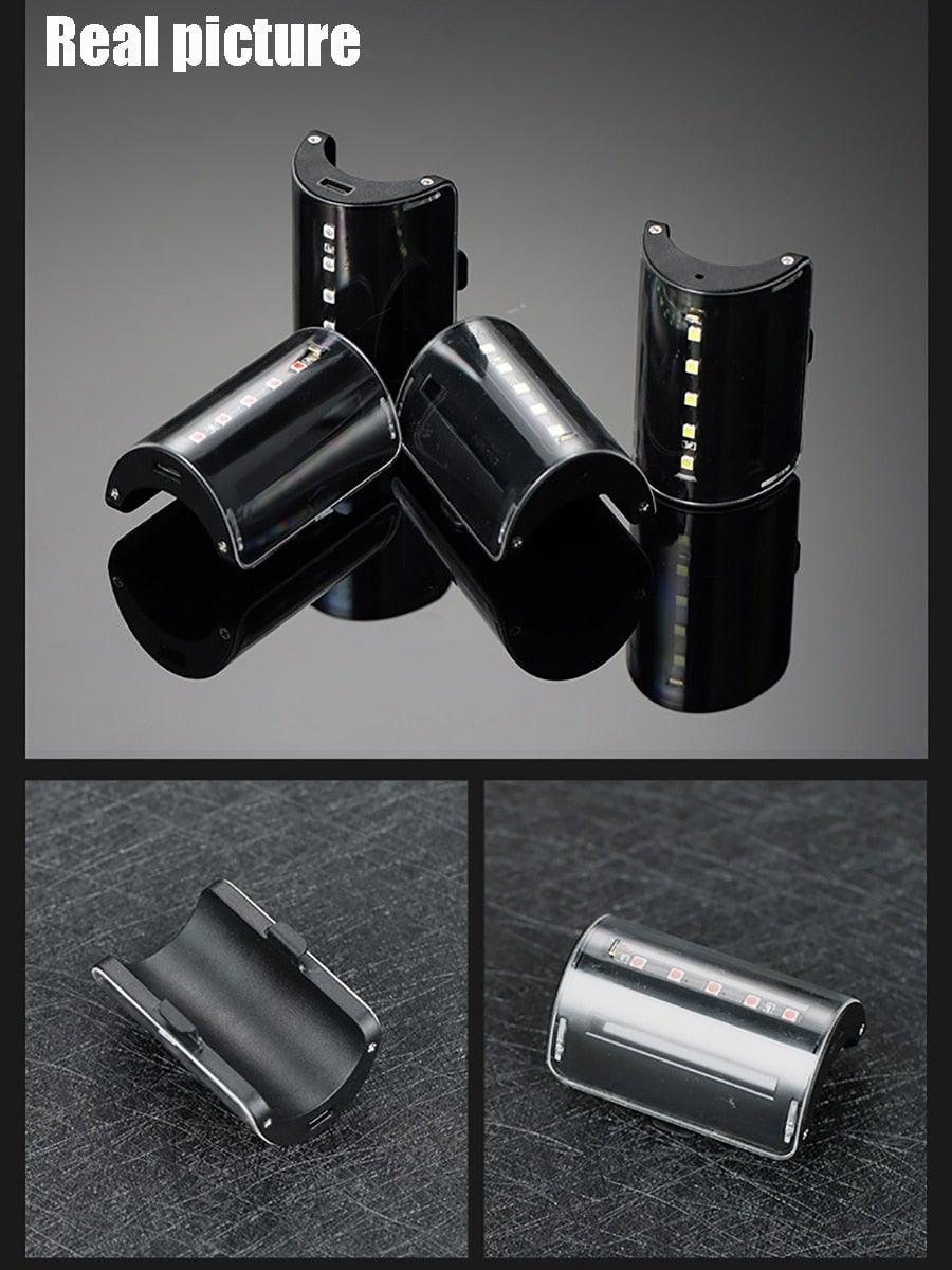 Auto-Sensing Bicycle Light Waterproof Bike Taillight LED USB Rechargable Safety Back Light Riding Warning Saddle Bike Rear Light Waterproof Bike Headlight Taillight LED Light Modes Bike Lights For Night Riding