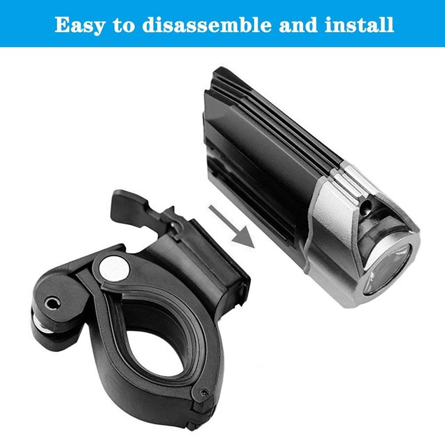 Auto-Sensing Bicycle Light Waterproof Bike Taillight LED USB Rechargable Safety Back Light Riding Warning Saddle Bike Rear Light Waterproof Bike Headlight Taillight LED Light Modes Bike Lights For Night Riding