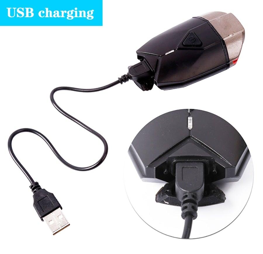 Auto-Sensing Bicycle Light Waterproof Bike Taillight LED USB Rechargable Safety Back Light Riding Warning Saddle Bike Rear Light Waterproof Bike Headlight Taillight LED Light Modes Bike Lights For Night Riding