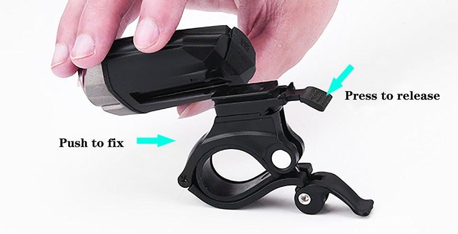 Auto-Sensing Bicycle Light Waterproof Bike Taillight LED USB Rechargable Safety Back Light Riding Warning Saddle Bike Rear Light Waterproof Bike Headlight Taillight LED Light Modes Bike Lights For Night Riding