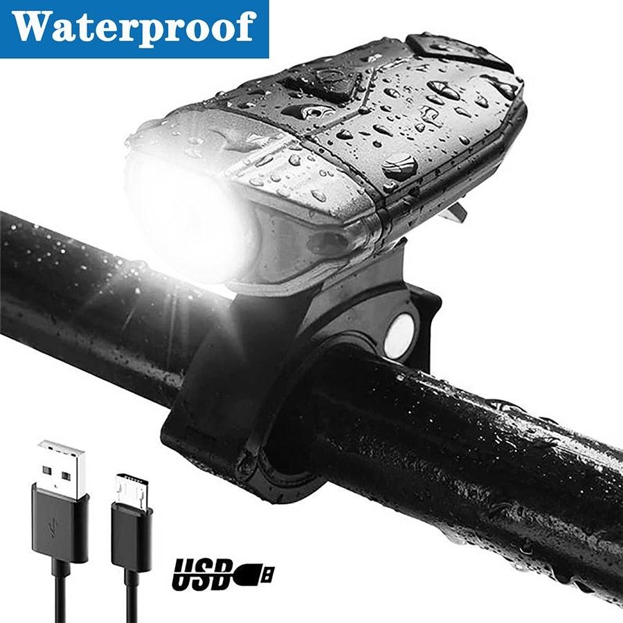 Auto-Sensing Bicycle Light Waterproof Bike Taillight LED USB Rechargable Safety Back Light Riding Warning Saddle Bike Rear Light Waterproof Bike Headlight Taillight LED Light Modes Bike Lights For Night Riding