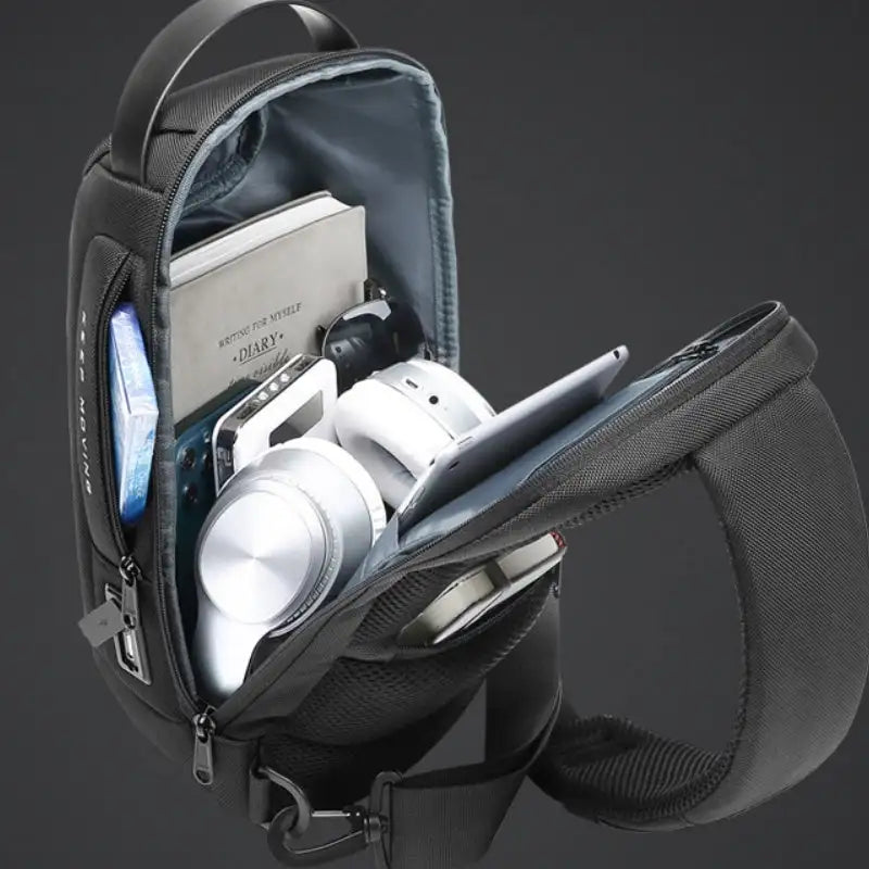 Men's Single Shoulder Bag for Summer, Cool Looking Waterproof Bag