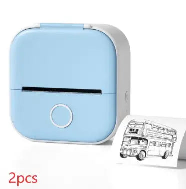 Portable Mini Printer for Students and Hobbyists, Bluetooth Thermal Label Printer