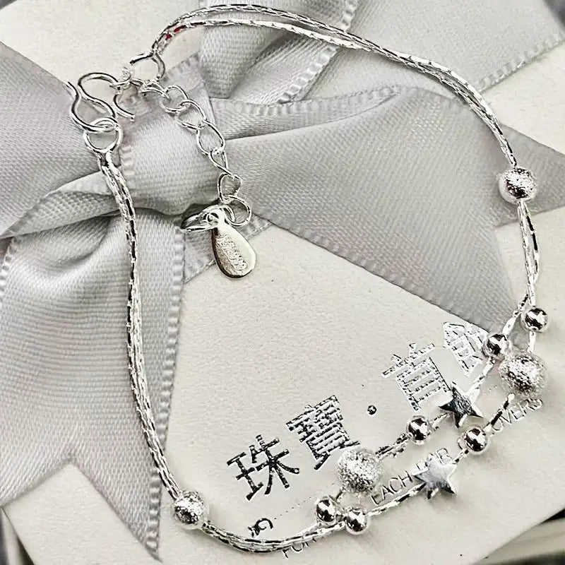 Design Double Circles Star Bracelet Female Fashion