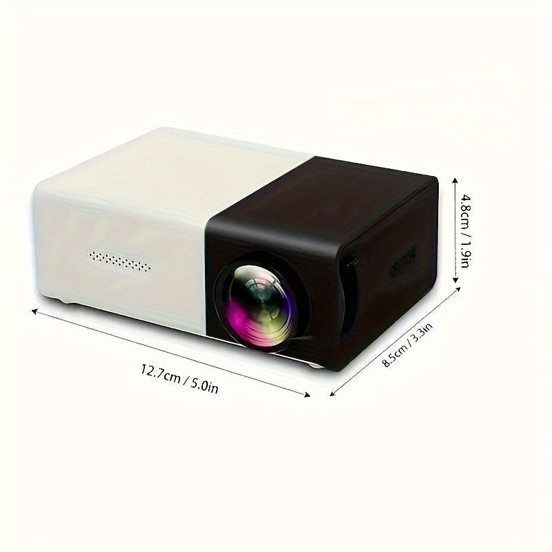 Mini Projector with 72-Inch Screen and Bracket – Portable Home Cinema - Premium  from Lizard Vigilante - Just $69.99! Shop now at Lizard Vigilante