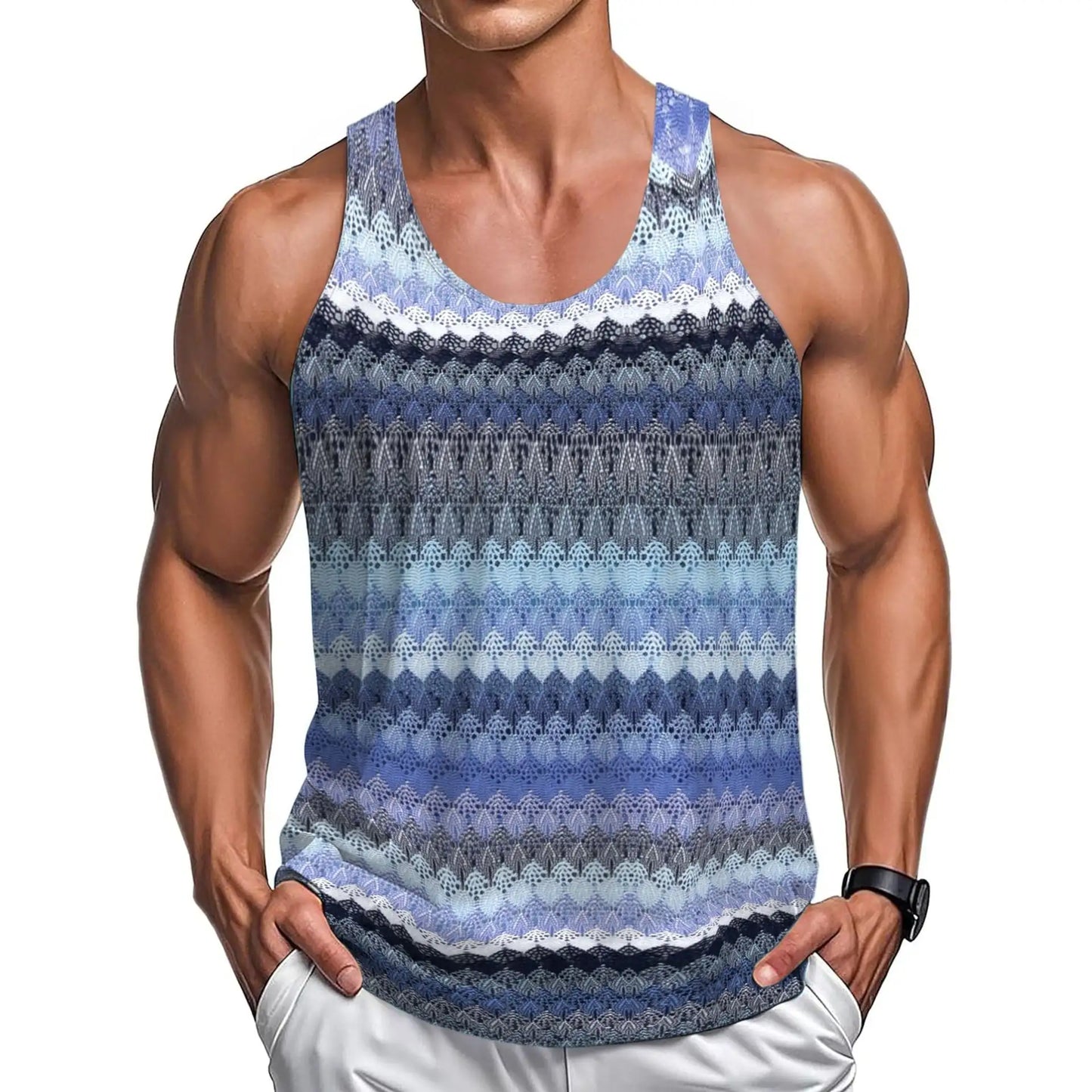 Casual Loose Men's Clothing Summer Lightweight Sports Fitness Vest