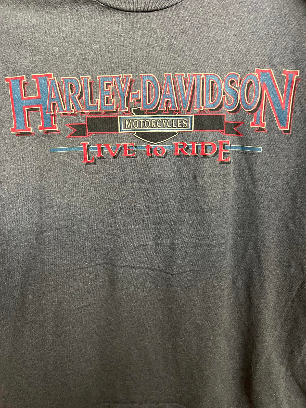 Harley Davidson T-shirt Engine Dudley Perkins San Francisco