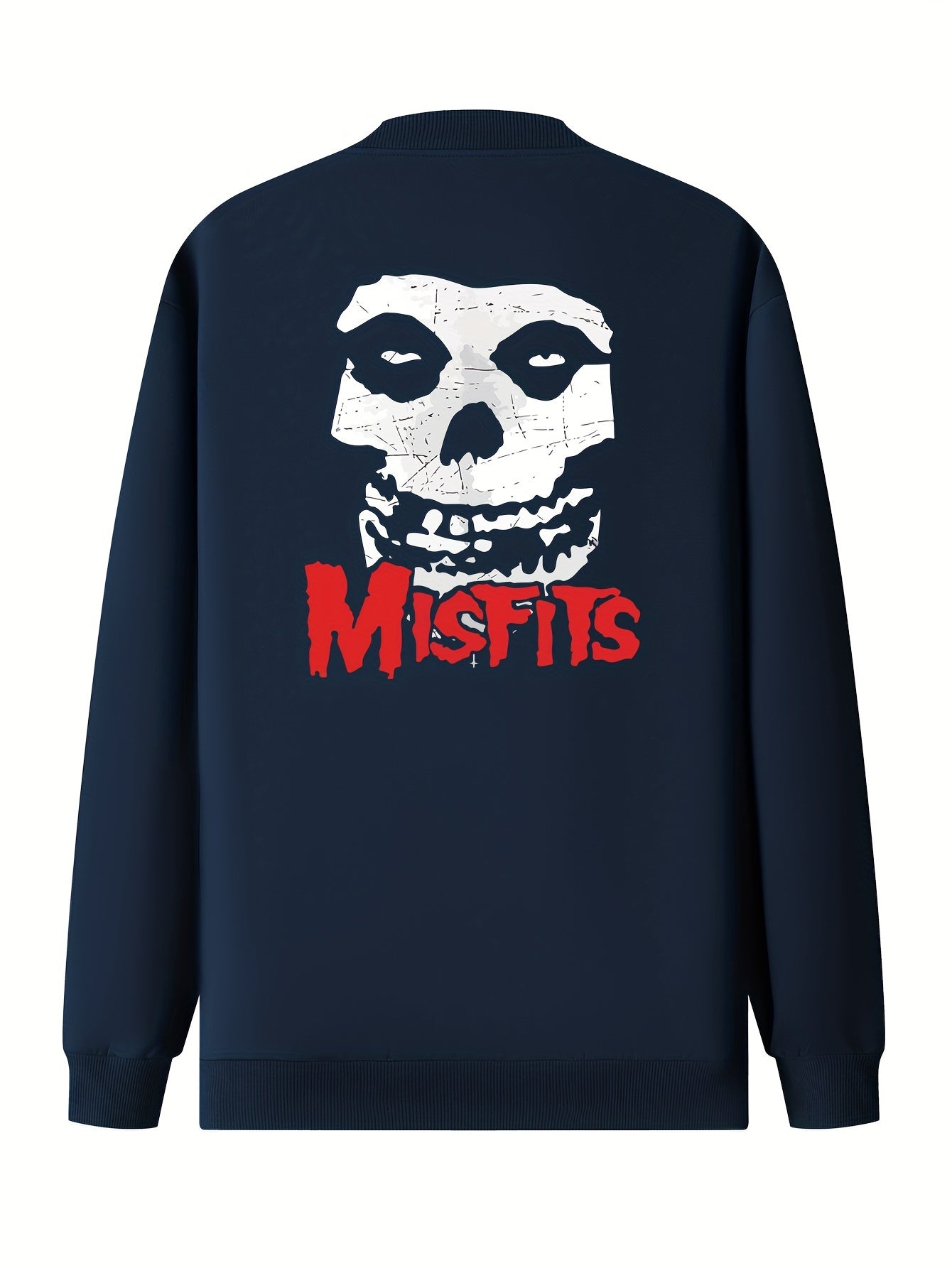 The Misfits Skull Logo Men’s Bomber Jacket – Iconic Punk Rock Outerwear with Pockets & Zip-Up Baseball Collar - Premium jacket from Lizard Vigilante - Just $39.93! Shop now at Lizard Vigilante