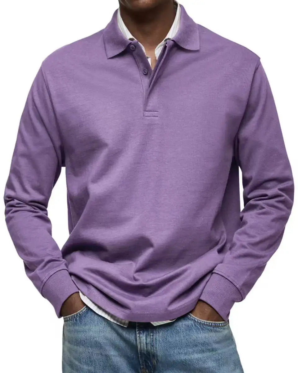 Men's Casual All-matching Long Sleeve Button Shirt