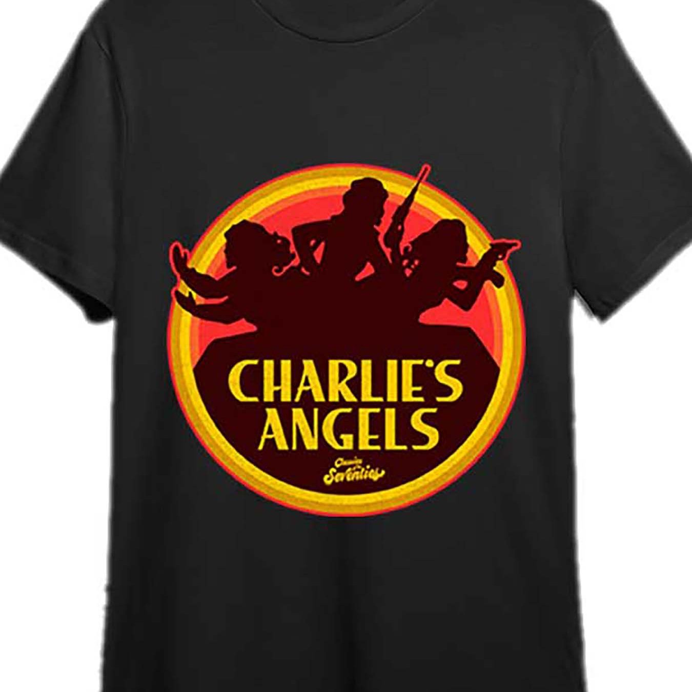 Charlie’s Angels Vintage Series Tribute Graphic T-Shirt – Men’s Organic Cotton Black Tee for Iconic Style - Premium T-Shirt from Lizard Vigilante - Just $24.88! Shop now at Lizard Vigilante