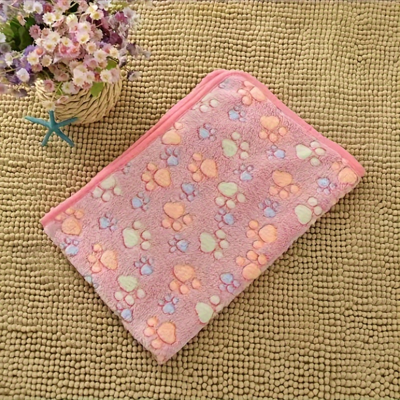 1pc Large Hamster Blanket, Small Animal Cage Liner, Pet Soft Sleeping Mat, Hamster Rabbit Blanket