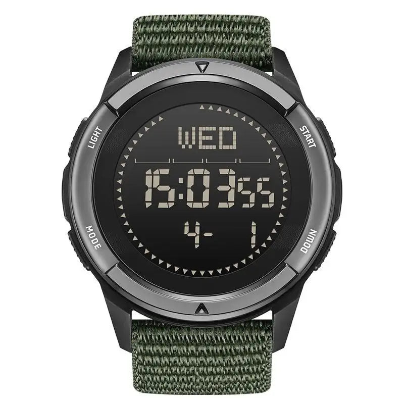 Outdoor Smart Watch with Pedometer and Compass, AMOLED Screen, Waterproof