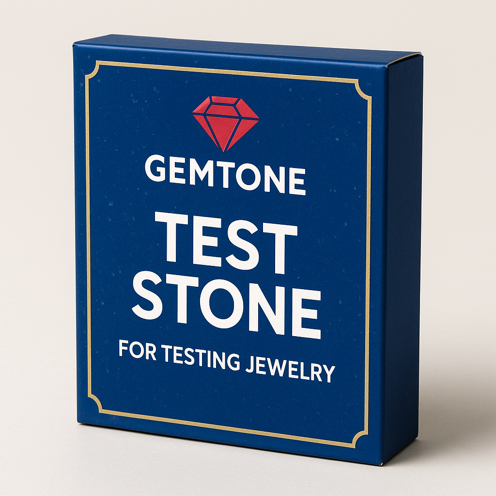 Gemtone 2''x4'' Medium Black Premium Scratch Touchstone for Acid Gold Silver Platinum Jewelry Testing (Copy)