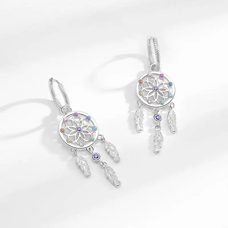 Dream Catcher Earrings Women's Minority Fashion Diamond