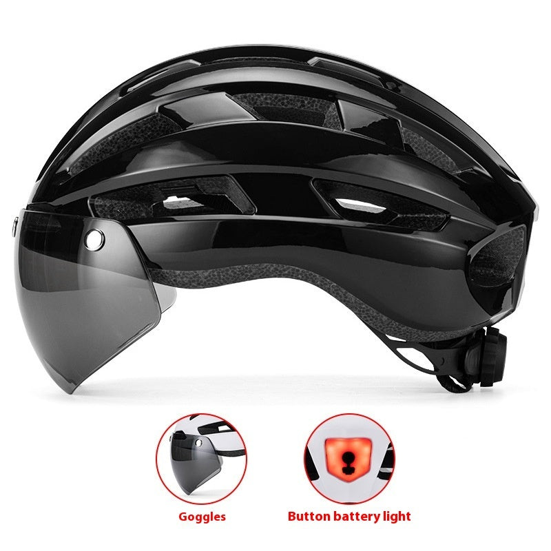 Magnetic Suction Goggles Unisex Mountain Highway Color Changing Cycling Bicycle Helmet