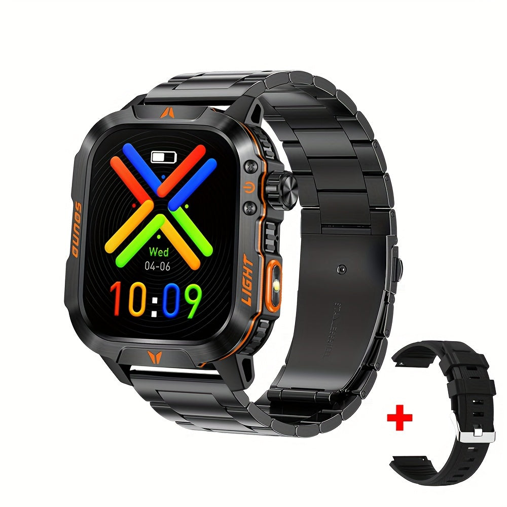 Rugged Outdoor Smartwatch | 2024's Ultimate Fitness Tracker For Android iPhone - Premium smart watch from Lizard Vigilante - Just $48.88! Shop now at Lizard Vigilante