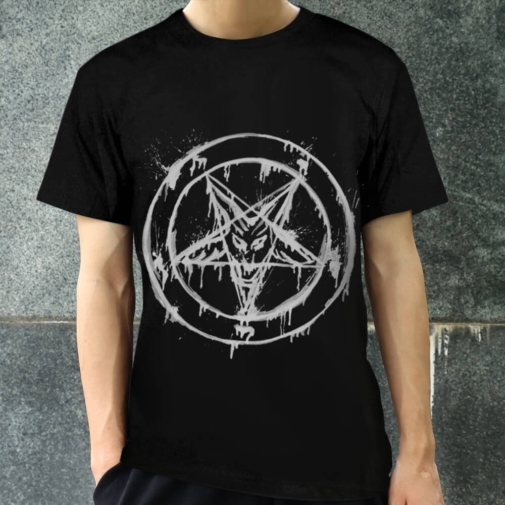 Baphomet Cotton Satan T-shirt