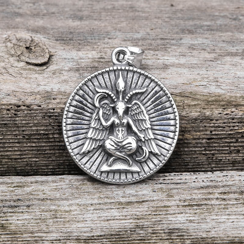 Baphomet Goat Stainless Steel Satanic Pendant