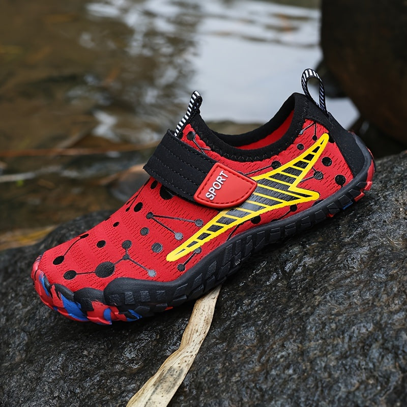 Unisex Kid's Bare Water Socks, Breathable Quick Dry Non Slip For Boy's & Girl's Summer Beach Walking/Pool Swimming/Outdoor Activities