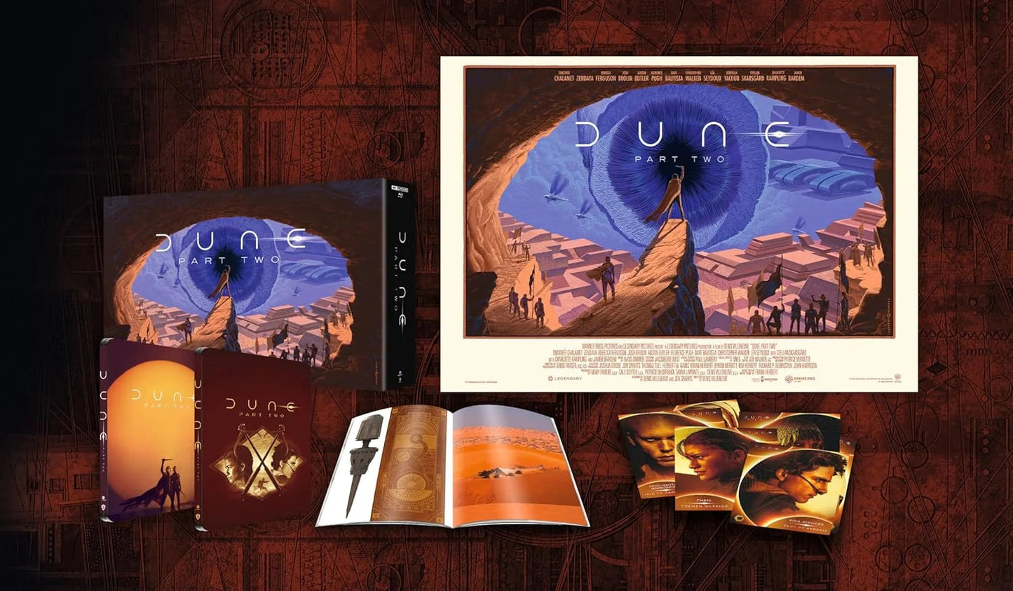 Dune: Part Two - Limited Double Steelbook Collector’s Edition (4K Ultra HD + Blu-ray) Numbered /2000