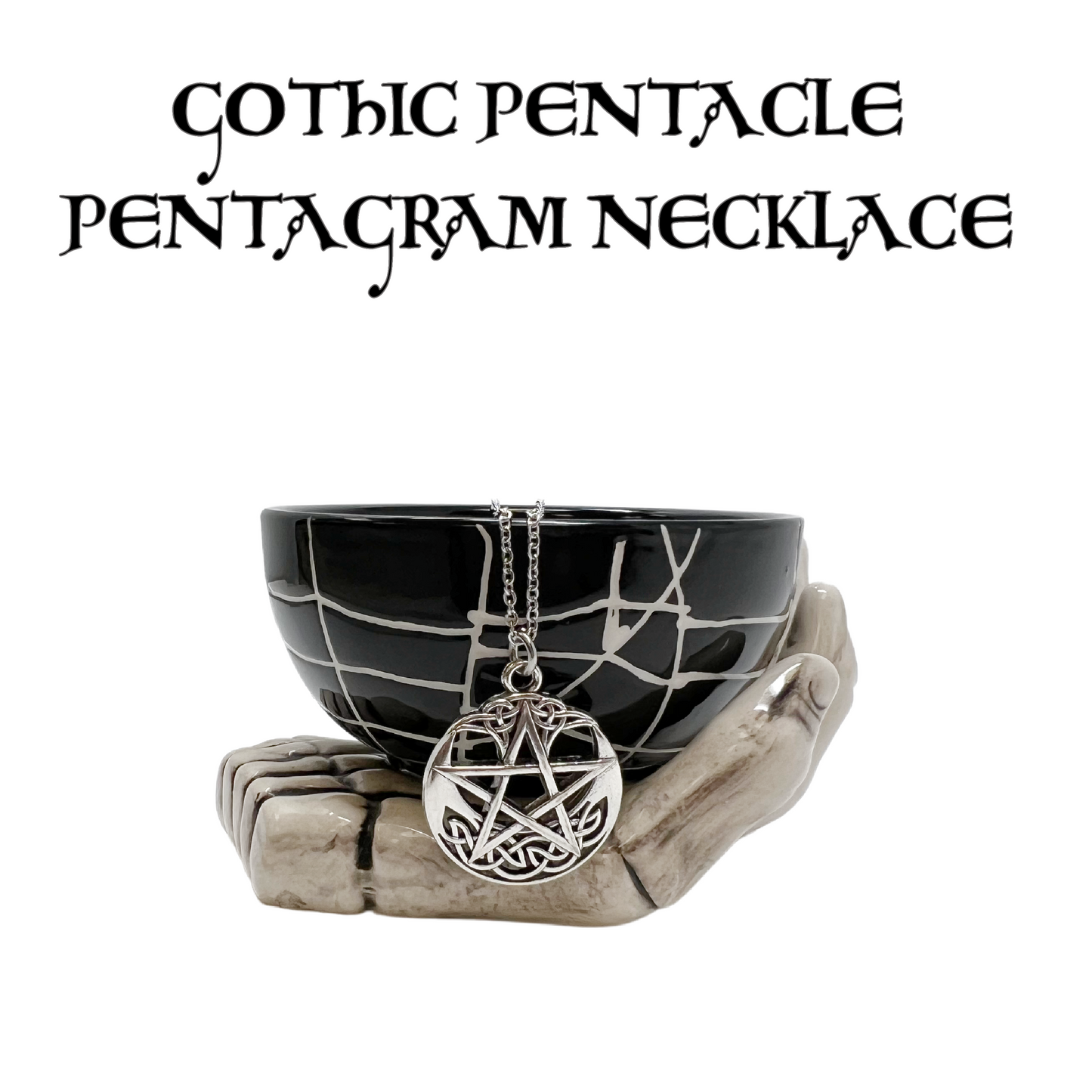 Tree of life Pentacle amulet necklace