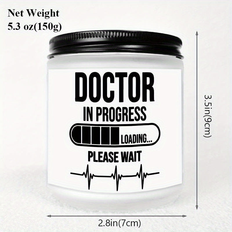 One Lavender Scented Candle, 5.3 Ounces, Made from Soybean Wax. A Great Gift Idea for Doctors, Physicians, And Medical Professionals, Suitable for Both Men And Women, As Well As And . Perfect for Birthdays, Christmas, Thanksg