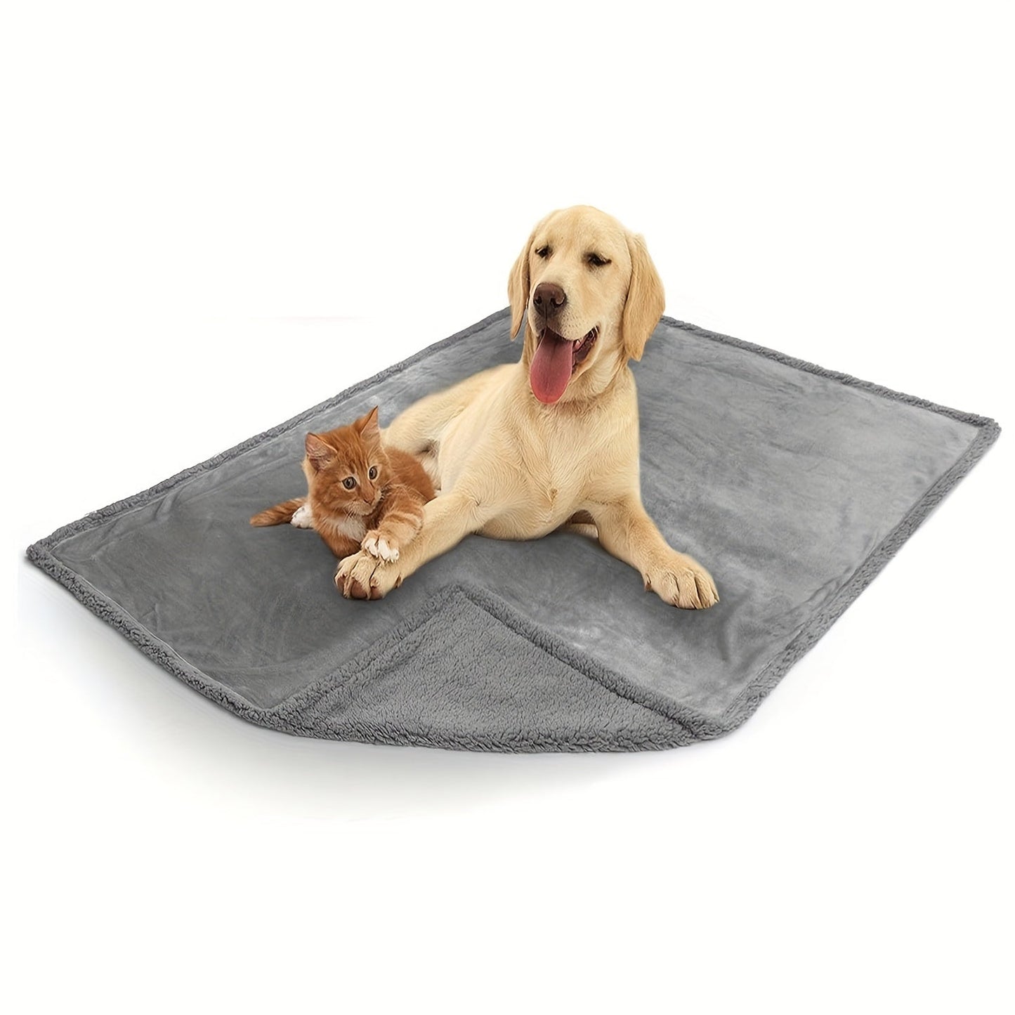 Ultimate Pet Pal Blanket - Soft, Stain-Resistant, Reversible Sherpa Fleece Furniture Protector with Machine Washable, Waterproof Polyester Fabric for Extra Small to Large Dogs and Cats - Easy Care, Durable, and Cozy Companion