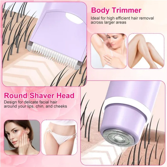 2-in-1  Bikini Double Headed Cordless Body Shaver