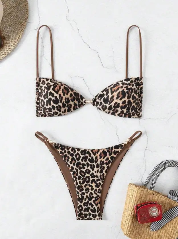 Women's Two-piece Casual Swimsuit P61 Decor