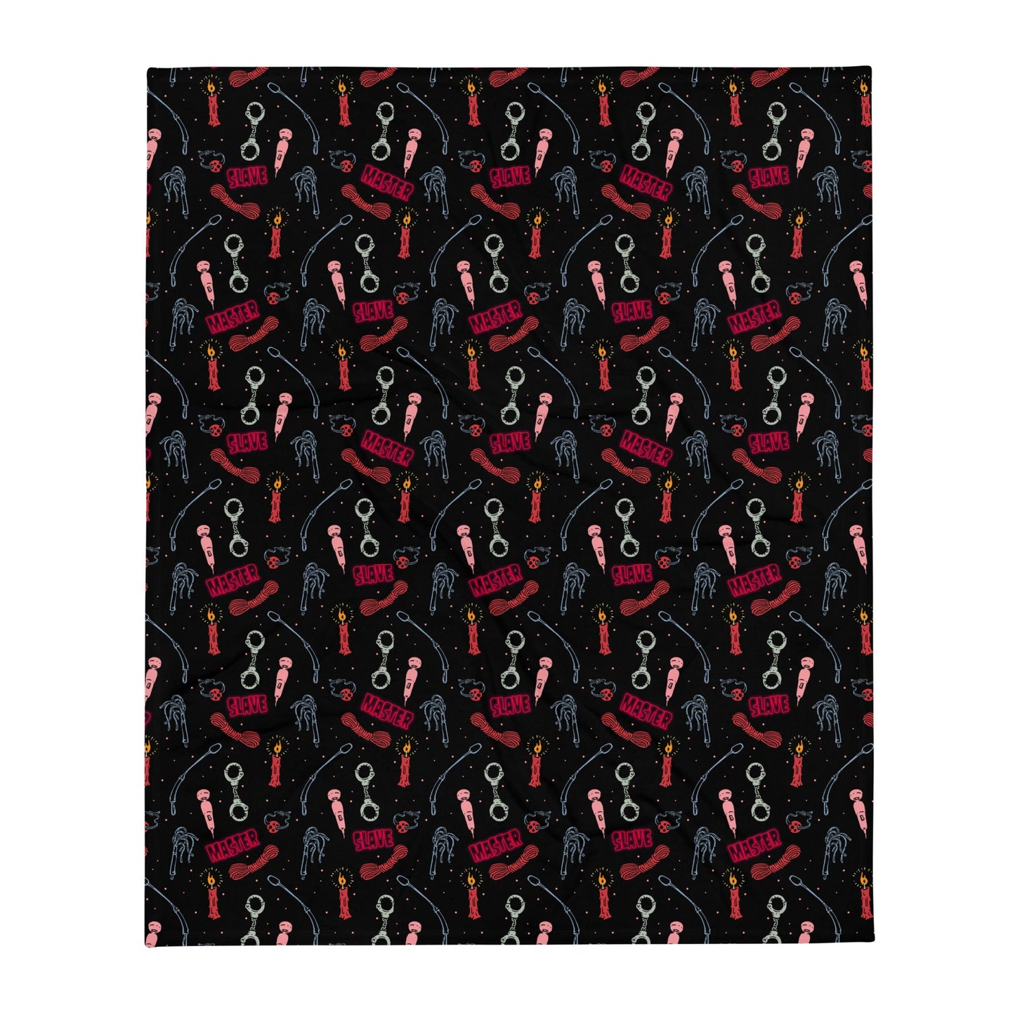 BDSM Kinky Throw Blanket