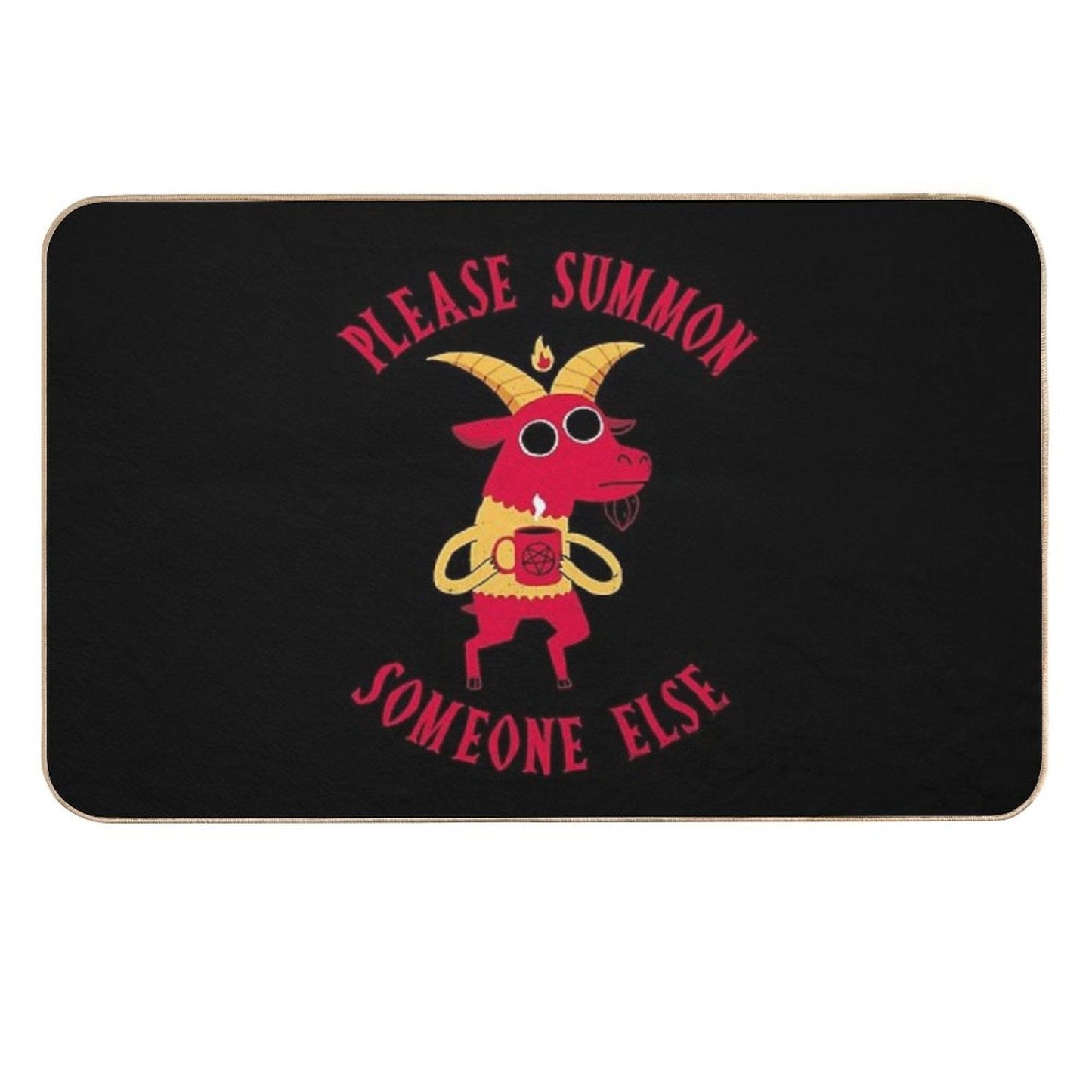 Summon Someone Else Pet-Safe Bath Mat
