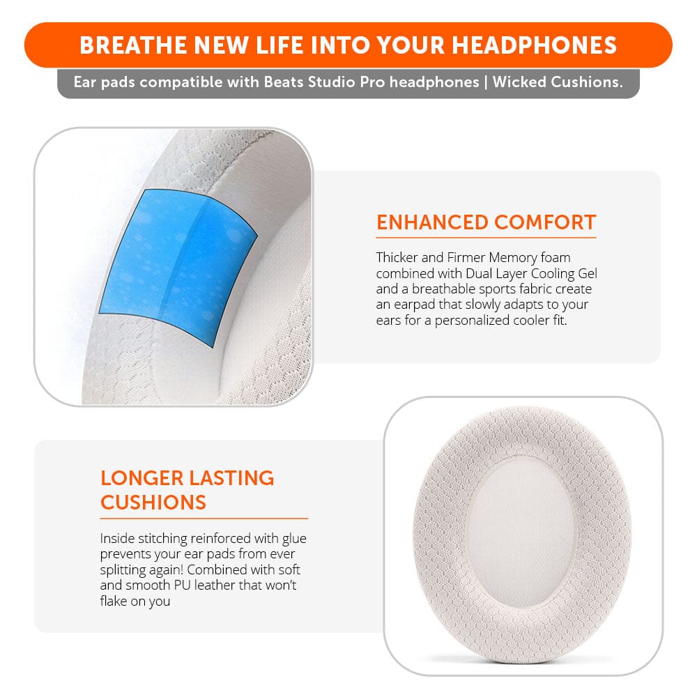 Beats Studio Pro Cooling Gel Earpads - WC FreeZe