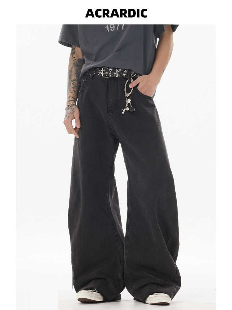 High-grade American Washed Jeans Men's All-match