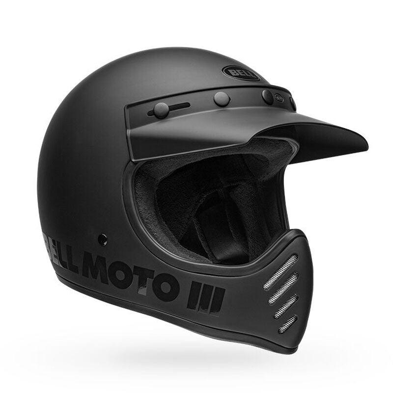 BELL MOTO 3 MATTE BLACKOUT