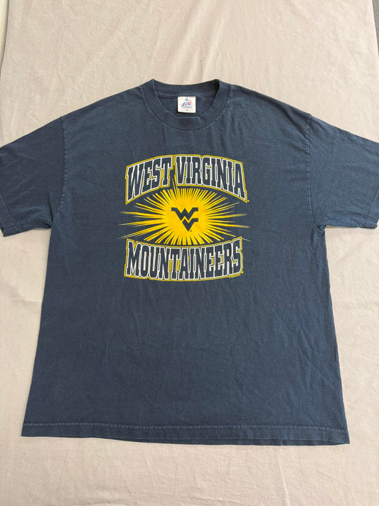 VTG West Virginia University Mountainers T-shirt Tee XL