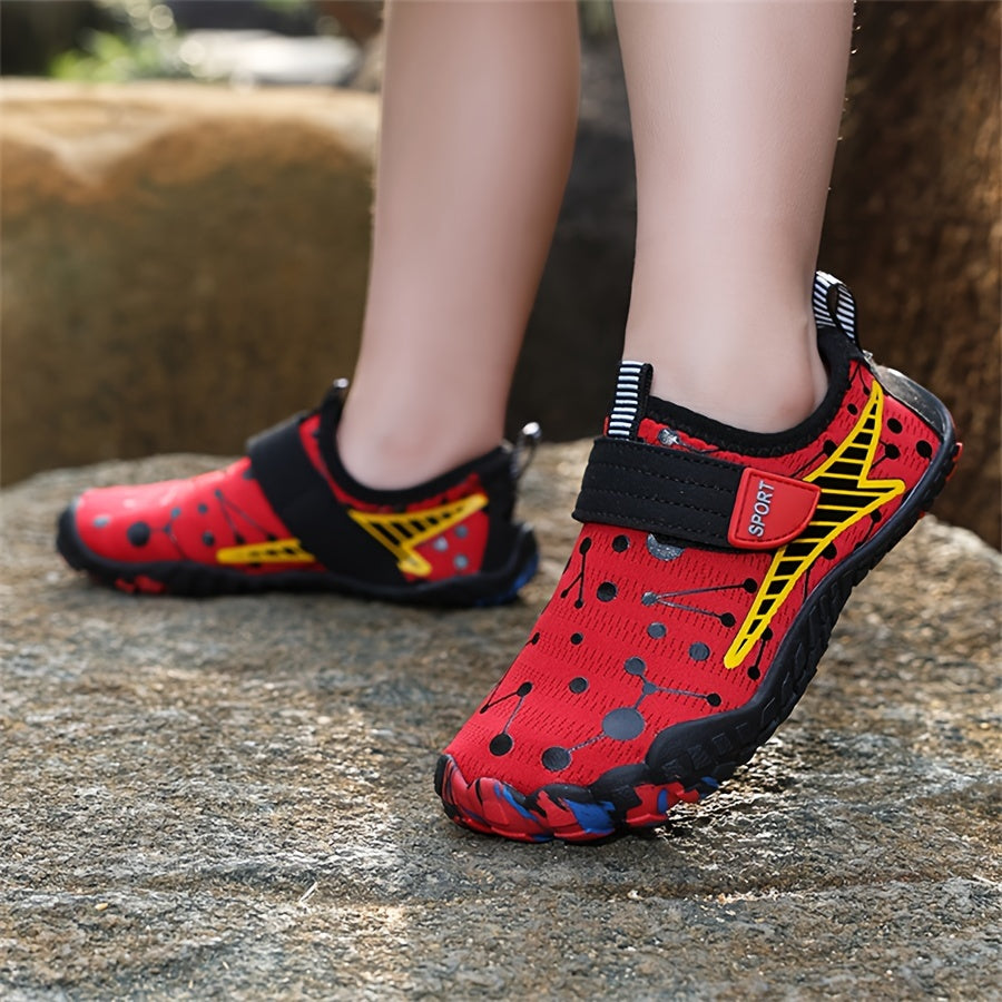 Unisex Kid's Bare Water Socks, Breathable Quick Dry Non Slip For Boy's & Girl's Summer Beach Walking/Pool Swimming/Outdoor Activities