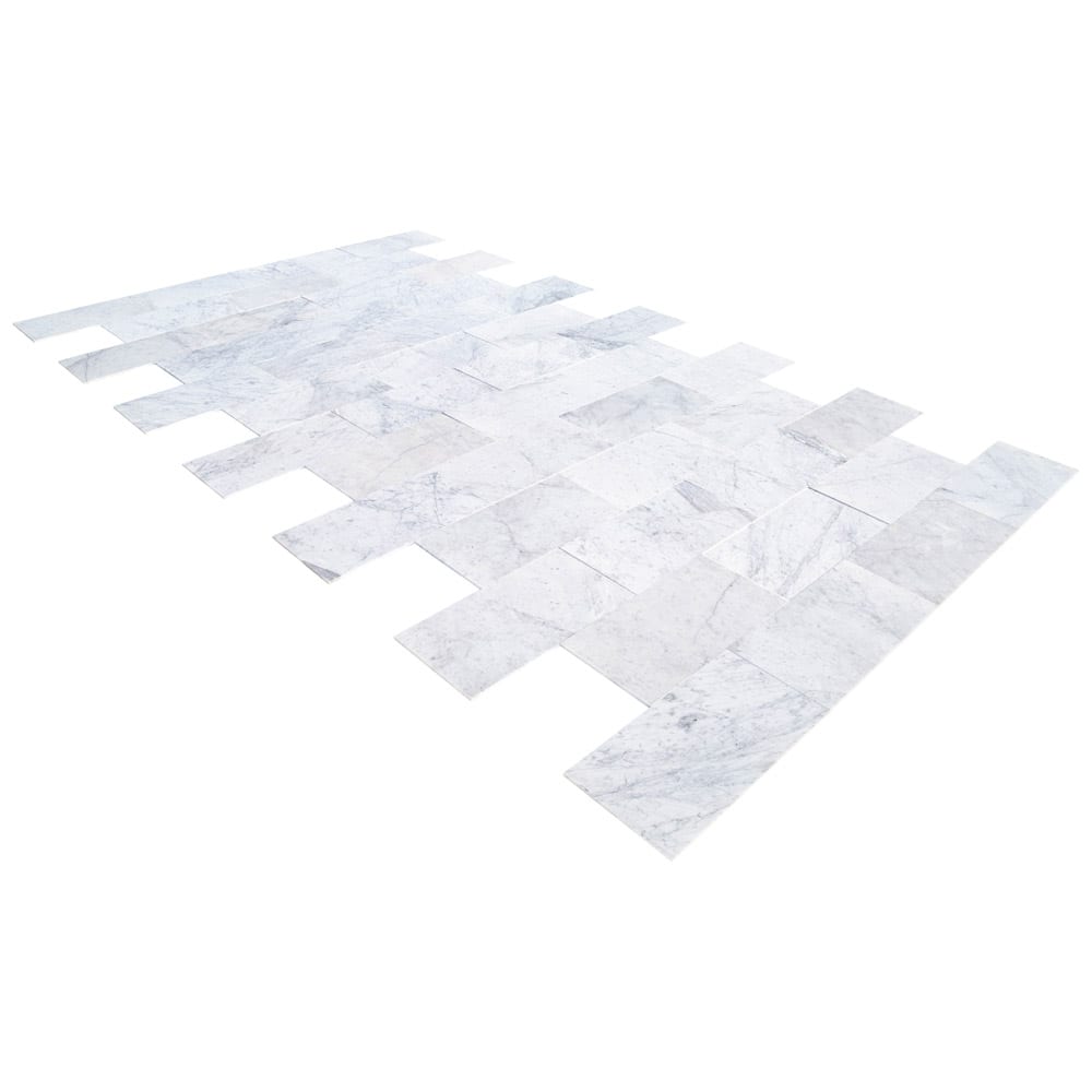 Bianco Carrara White Marble Floor and Wall Tile Polished - Livfloors Collection