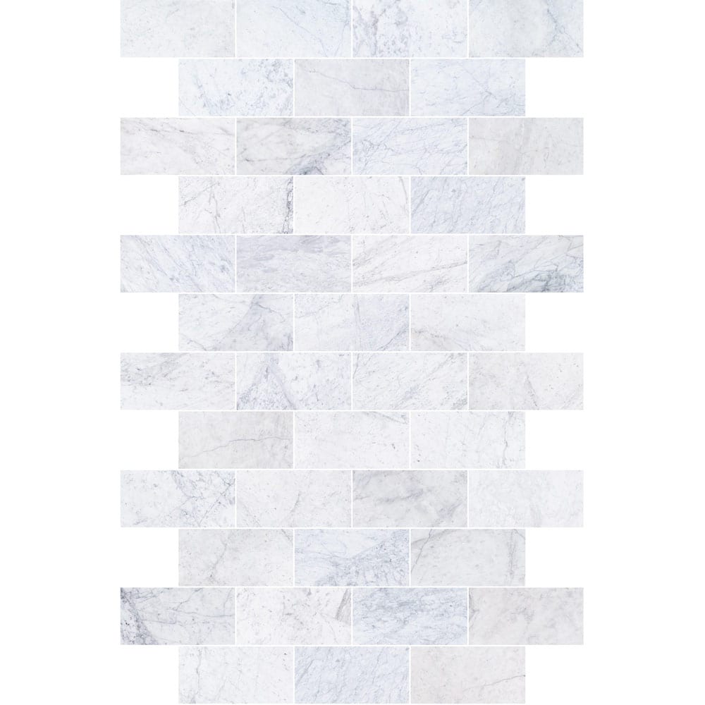 Bianco Carrara White Marble Floor and Wall Tile Polished - Livfloors Collection