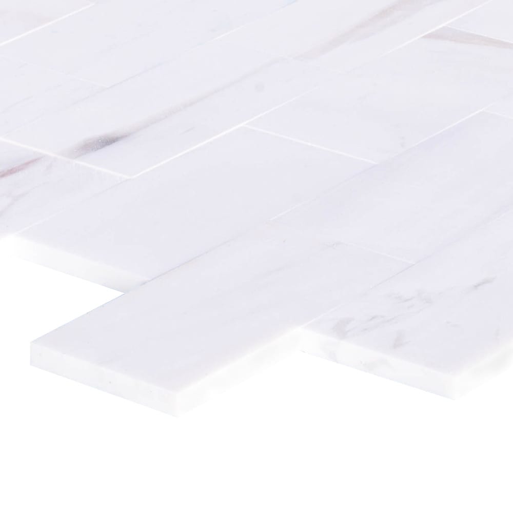 Bianco Dolomite Marble Tile Honed-Floor Collection - Livfloors Collection