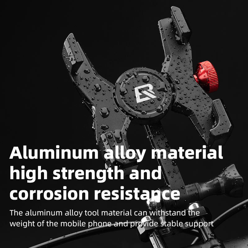 ROCKBROS Bike Phone Holder, Aluminum Handlebar Mount for 4.7-7.1" Phones